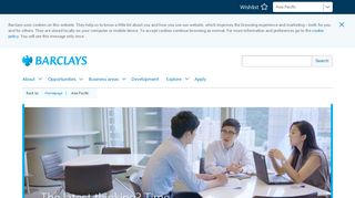 Asia Pacific | Barclays Early Careers and Graduates - joinus.Barclays