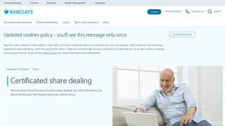 Certificated share dealing | Barclays Smart Investor