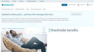 Shareholder Perks & Benefits | Barclays Smart Investor