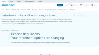 Pension Regulations | Barclays