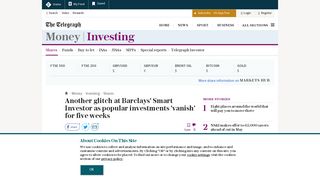 Another glitch at Barclays' Smart Investor as popular investments ...
