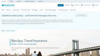Travel Insurance | Barclays