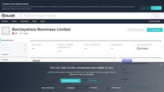 Barclayshare Nominees Limited in GB | Key Information | DueDil