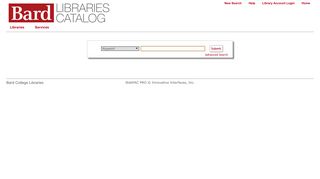 Bard Libraries Catalog