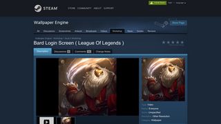 Steam Workshop :: Bard Login Screen ( League Of Legends )