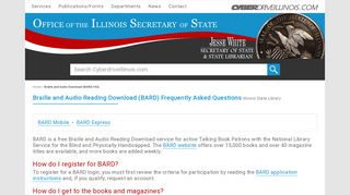 Braille and Audio Download (BARD) FAQ - Talking Books