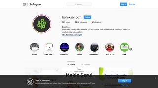 Bareksa (@bareksa_com) • Instagram photos and videos