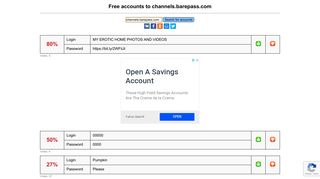 channels.barepass.com - free accounts, logins and passwords