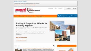 Barking and Dagenham's Social Lettings Agency: Home