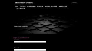 Login to your Account - Embarkley Capital