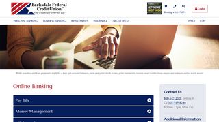 Online Banking - Barksdale Federal Credit Union