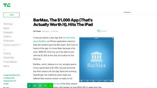 BarMax, The $1,000 App (That's Actually Worth It), Hits The iPad ...