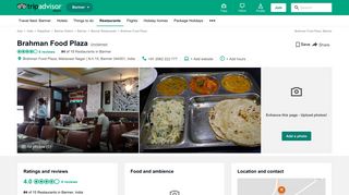 Brahman Food Plaza, Barmer - Restaurant Reviews, Phone Number ...