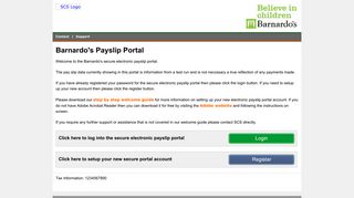 Barnardos Payslip Portal - SSLPost