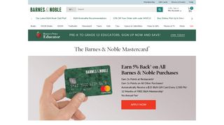 The Barnes & Noble Mastercard | Barnes & Noble®