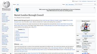 Barnet London Borough Council - Wikipedia
