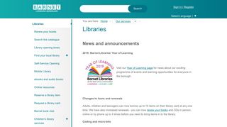Libraries | Barnet libraries - barnet.gov.uk
