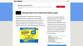 Barneys New York Credit Card Online Login - CC Bank