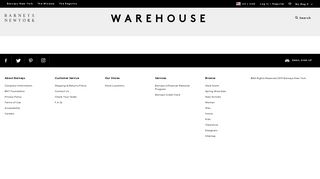 promo code - Barneys Warehouse