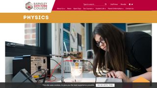 Physics | Barnsley Sixth Form College
