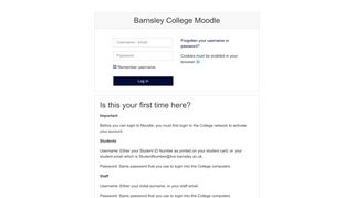 Barnsley College Moodle
