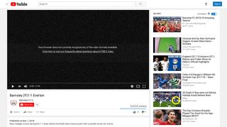 Barnsley (P)1-1 Everton - YouTube