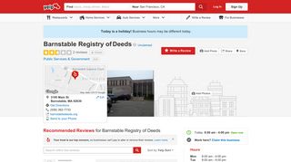 Barnstable Registry of Deeds - Public Services & Government - 3195 ...