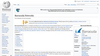 Barracuda Networks - Wikipedia