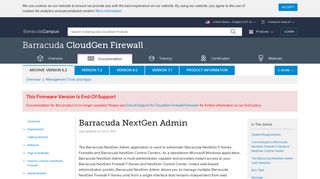 Barracuda NextGen Admin | Barracuda Campus