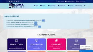 SIDMA College | Student Portal