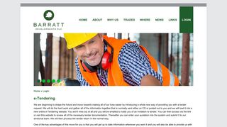 Barratt Commercial Support - Supplier Login