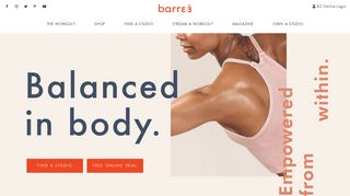 Barre Workouts, barre3 Classes, Accessories & Apparel | barre3 ...