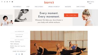 barre3 Lift | Official barre3® Online Workout