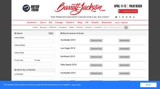 Event Results - Barrett-Jackson