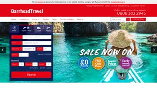 Barrhead Travel Holidays, Cruises & Flights Online Travel Agents