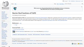Barrier Reef Institute of TAFE - Wikipedia