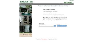 Barrister-Suites Client Portal Login