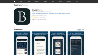 Barron's on the App Store - iTunes - Apple