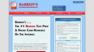 Barron's Regents Exam Prep