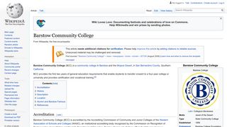 Barstow Community College - Wikipedia