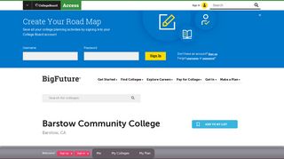 Barstow Community College - College Search - The College Board