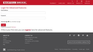 Login to Shopper Account - Bartell Drugs