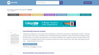 Free bartleby Essays and Papers - 123HelpMe.com