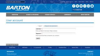 Log in - Barton Community College