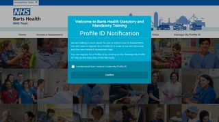 Barts Health NHS Trust Statutory and Mandatory Training