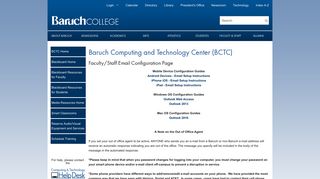 Outlook Remote - Baruch College