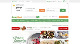 FreshDirect: Online Grocery Delivery & Online Grocery Shopping