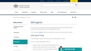 BAS agents | Australian Taxation Office