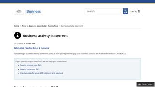 Business activity statement | business.gov.au