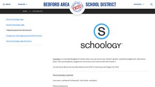 Schoology - Bedford Area School District